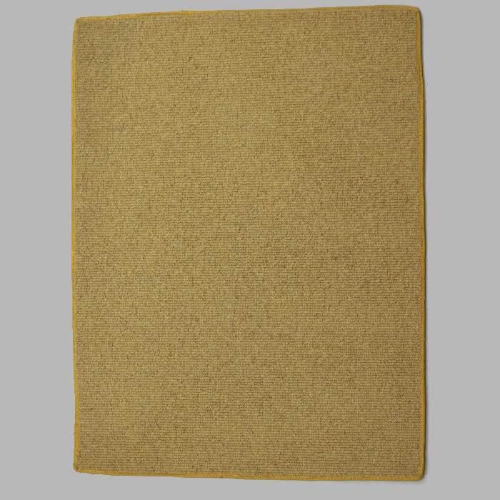 Beige mat met jute rug 55 x 73 cm