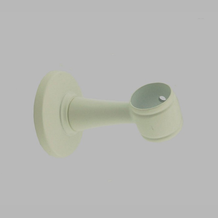 Mur ou plafond support tringle à rideau 20 mm elegant off blanc par pièce