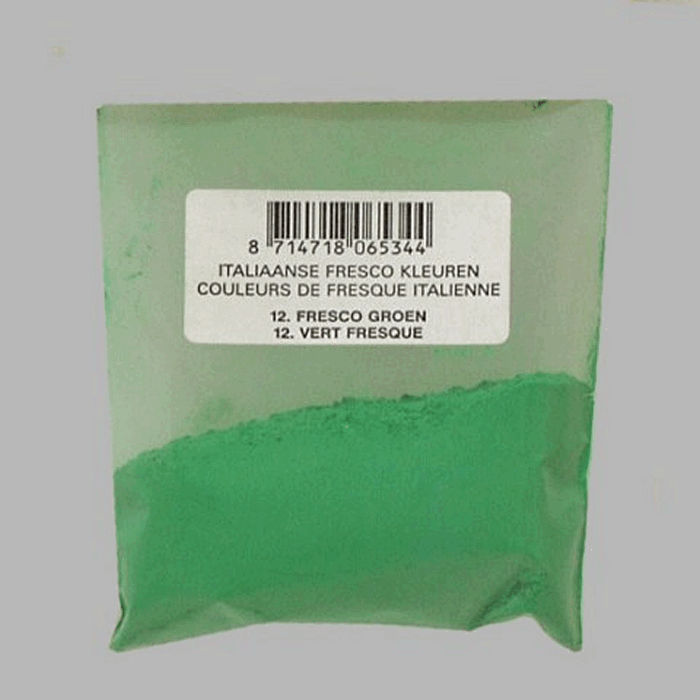 pigment for painters color fresco green