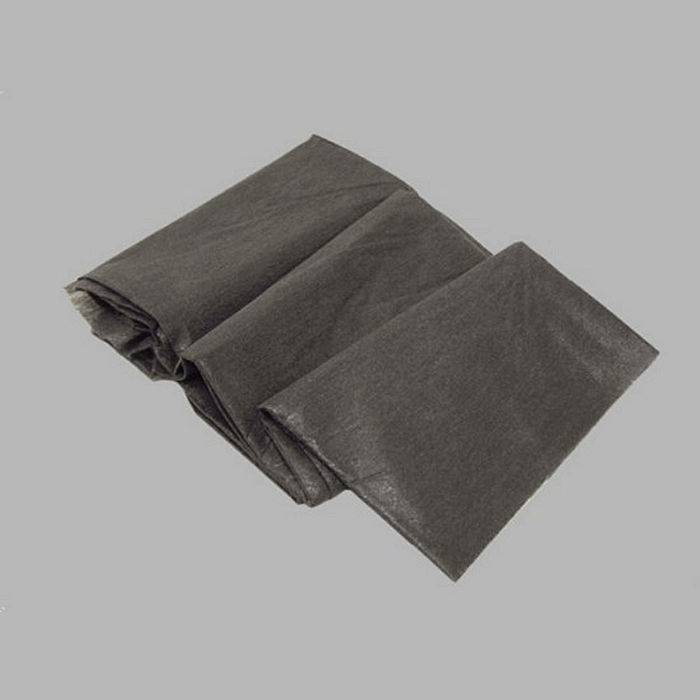 tissu de la vlieseline couleur noire 300 x 90 cm