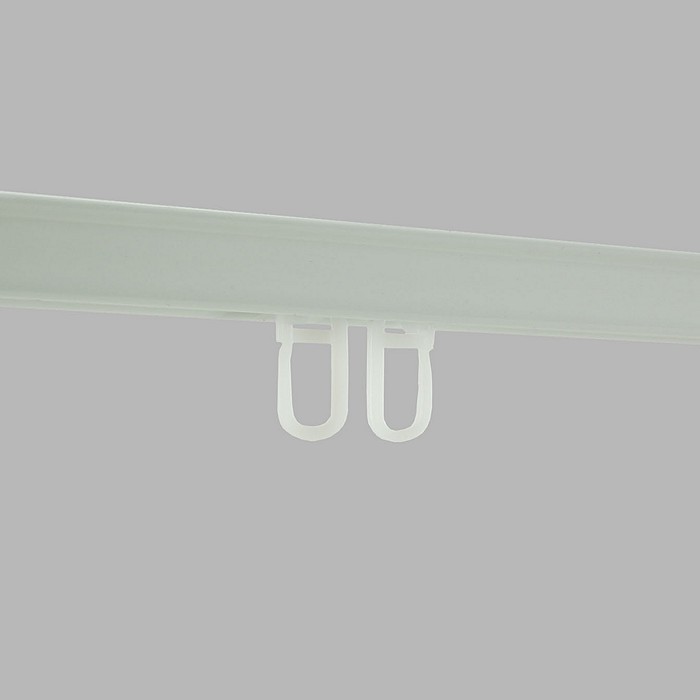 gordijnrunner voor gordijnrail kunststof wit 14 x 30 mm