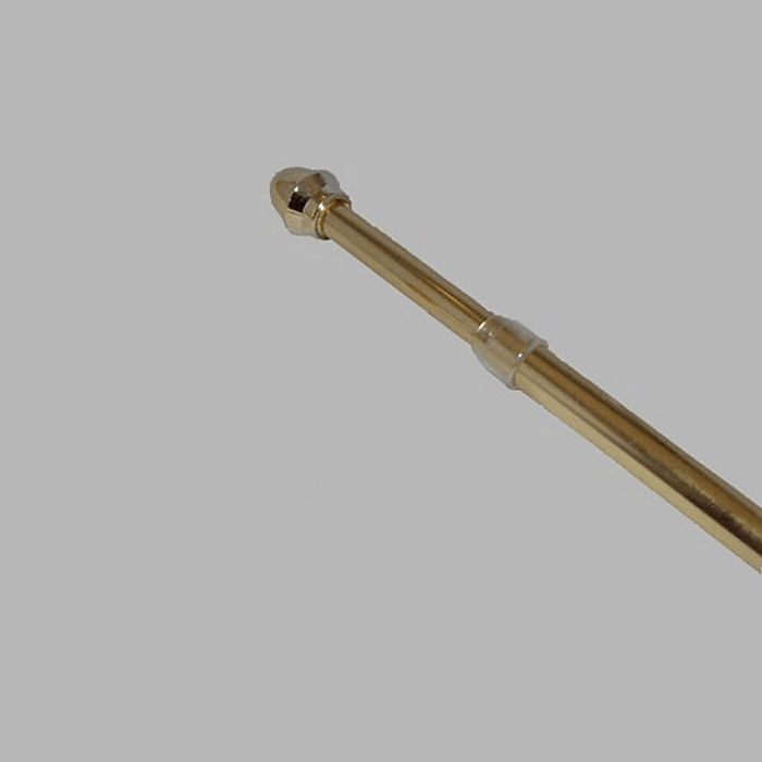 completely extendable curtain rod 13 mm gold in different lengths