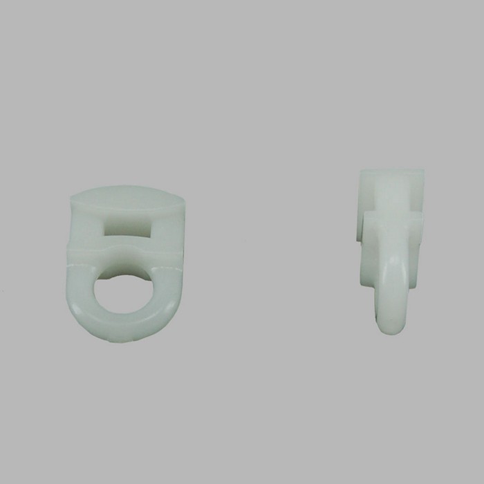 Curseurs en plastique de rideau plat 10 - 6 mm 10 pcs