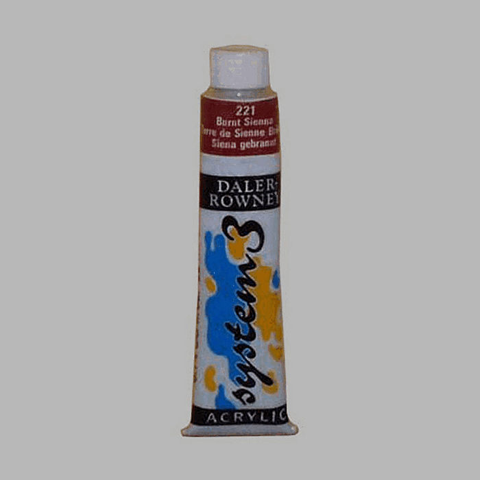 System 3 stencil paint burnt sienna contents 22 ml