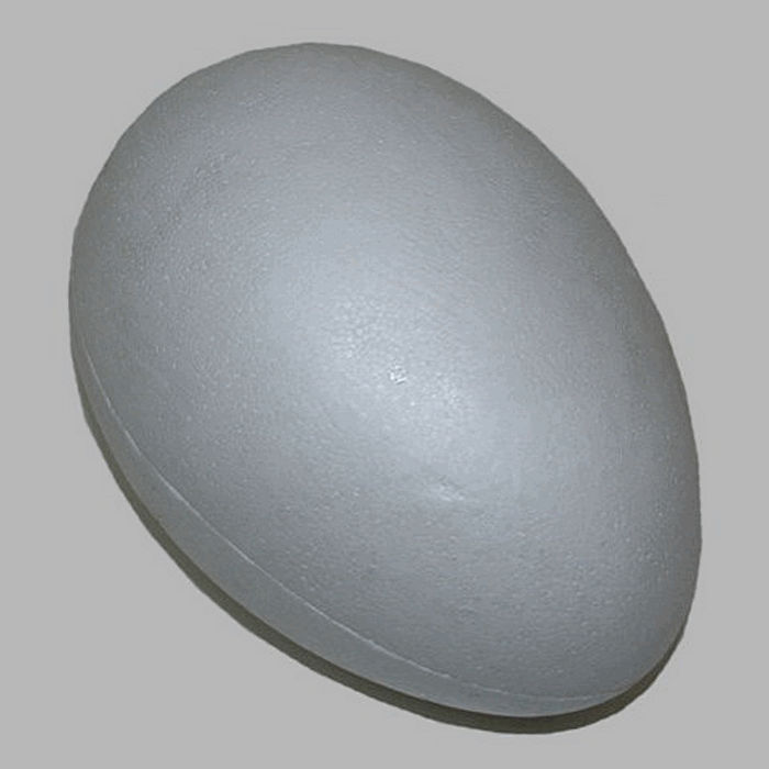 Styropor shape egg 21 cm severable