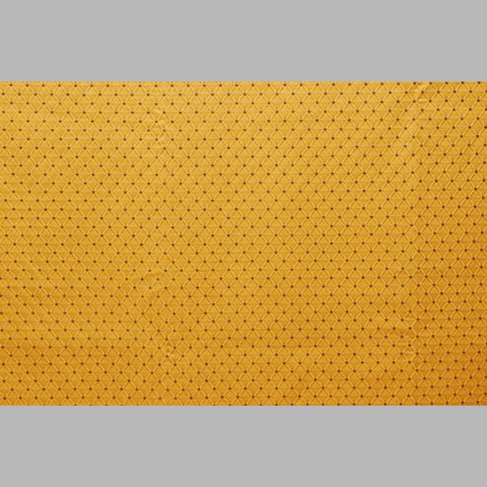 jacquard fabric with dots-yellow-blue