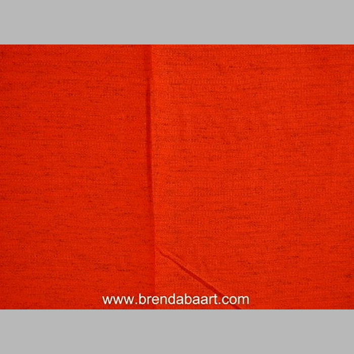 Fabric color orange, coarsely woven