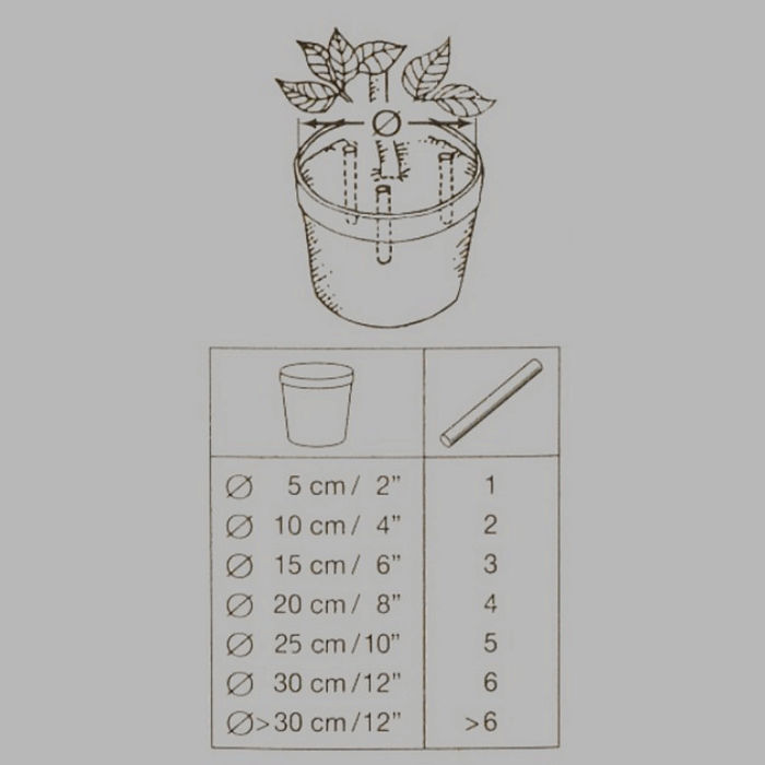 food sticks for flowering plants 25 sticks