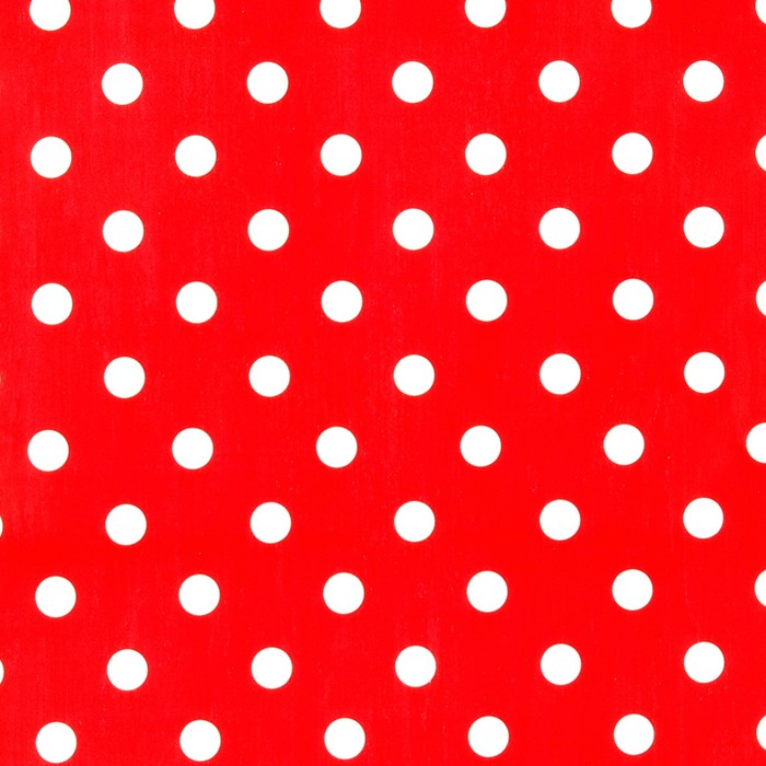 toile cirée conception lollipop couleur rouge largeur 140 cm
