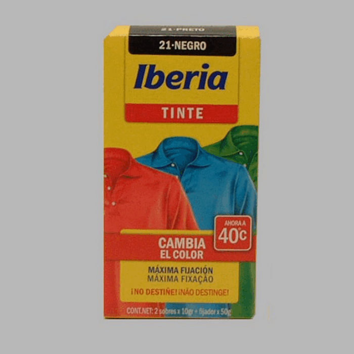 Peinture tissu de Iberia noir (Tinte)