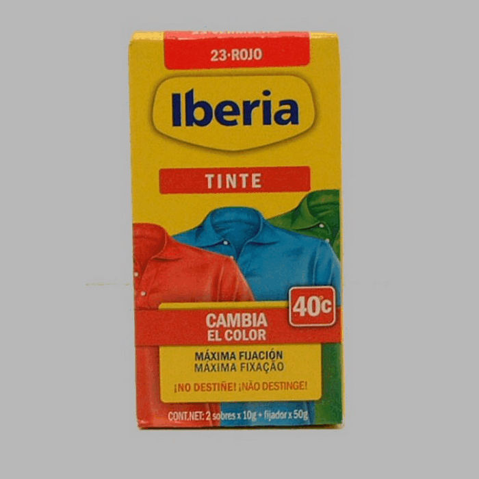 Peinture tissu de Iberia rouge (Tinte)