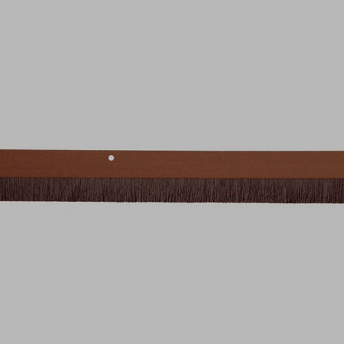 weather strip with brown brush length 95 cm