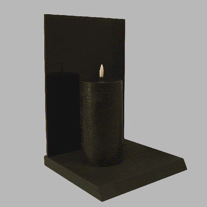 Uyuni LED kaars kleur Cornwall Black 78 mm x 152 mm per stuk