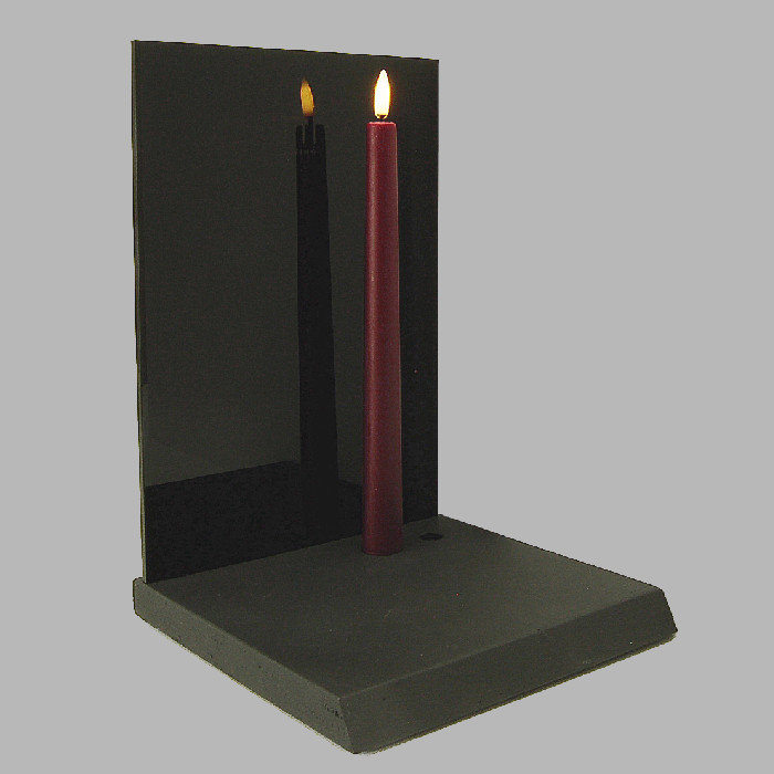 Uyuni LED candle color carmine red 23 mm x 255 mm