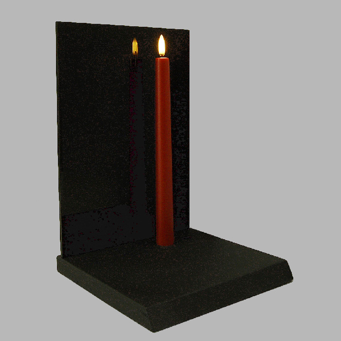 Uyuni LED candle color medici red 23 mm x 255 mm