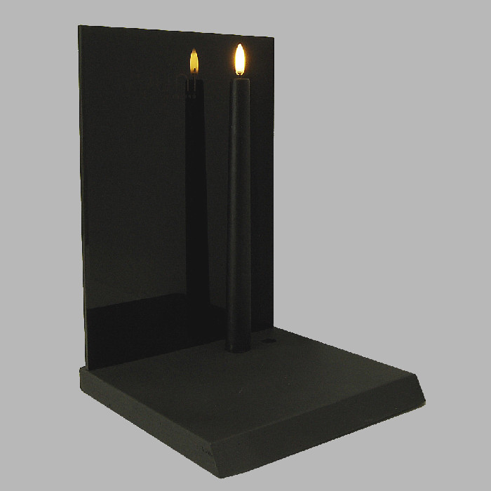 Uyuni LED candle color cornwall black 23 mm x 255 mm