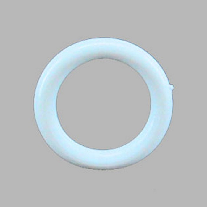 Embrasse plastic ringen wit 1.3 x 18 mm 25 stks